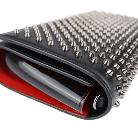 Christian Louboutin Paloma Clutch Shoulder Bag Leather Black - Picture 7 of 8